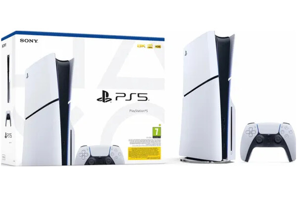 Konsola Sony PlayStation 5 Slim 1TB biało-ray + Astros Playroom