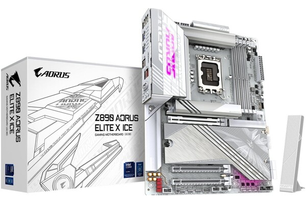 Płyta główna GIGABYTE Z890 Aorus Elite X Ice Socket 1851 Intel Z890 DDR5 ATX