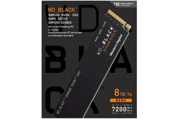 Dysk wewnętrzny WD WDS800T2X0E Black SSD M.2 NVMe 8TB