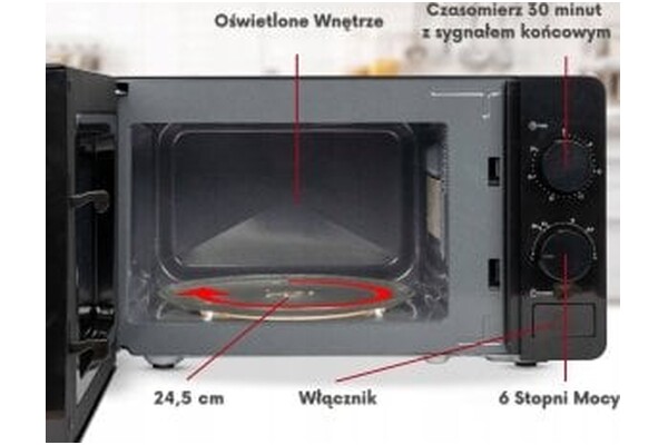 Kuchenka mikrofalowa Bomann MW6014CBschwarz