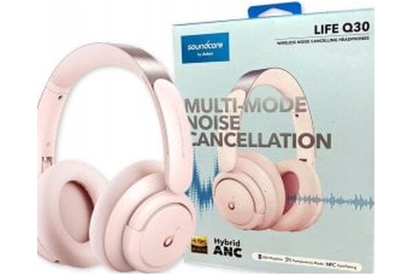 Słuchawki ANKER Soundcore Life Q30 Nauszne Bezprzewodowe różowy
