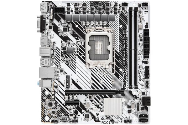 Płyta główna ASrock H610M HDV/M.2+ Socket 1700 Intel H610 DDR5 miniATX