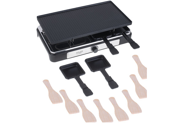 Grill elektryczny Stołowy, Raclette Adler AD6616 1400W