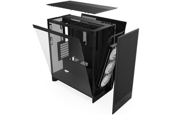 Obudowa PC NZXT H72F Flow Midi Tower czarny