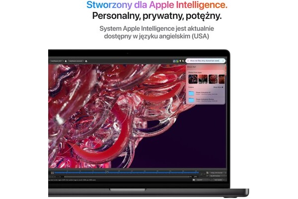 Laptop Apple MacBook Pro 16.2" Apple M4 Pro M4 Pro (20 rdz.) 24GB 512GB SSD macOS srebrny
