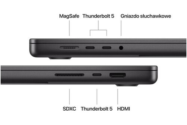Laptop Apple MacBook Pro 16.2" Apple M4 Pro M4 Pro (20 rdz.) 48GB 512GB SSD macOS gwiezdna czerń