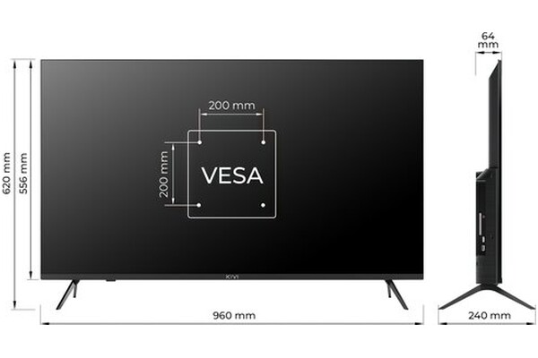Telewizor KIVI 43U760QB 43" 4K Ultra HD