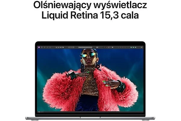 Laptop Apple MacBook Air 15.3" Apple M3 M3 16GB 256GB SSD macOS gwiezdna szarość