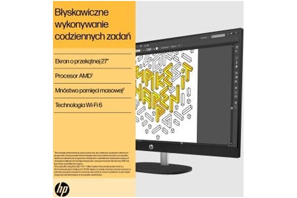 HP 27-cr0222nw 16GB DDR4 AMD Radeon Graphics 500GB SSD Windows 11 Home