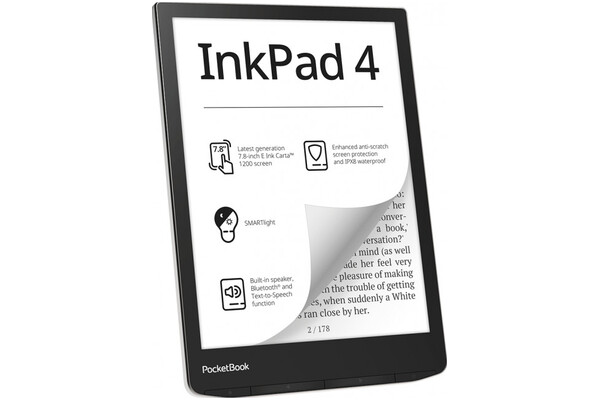 Czytnik PocketBook InkPad 4 32GB czarno-srebrny