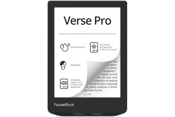 Czytnik PocketBook Verse Pro 16GB czarno-niebieski