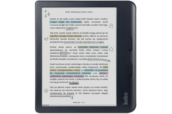 Czytnik Kobo Libra Colour 1GB czarny