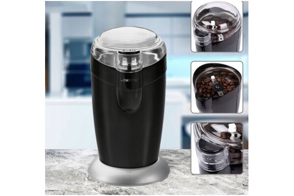 Młynek do kawy Udarowy Clatronic KSW3306 czarny