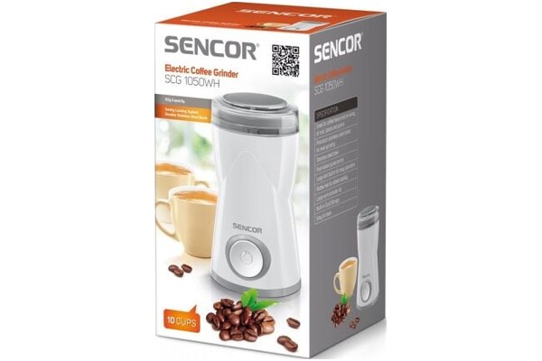 Młynek do kawy Udarowy SENCOR SCG1050WH biały