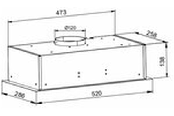 Okap kuchenny Wkład AMICA OMP6211B