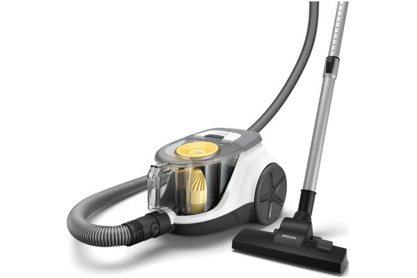 Odkurzacz Philips XB214009 Seria 2000 tradycyjny bezworkowy 850W biało-żółty
