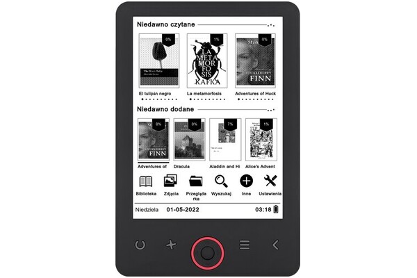 Czytnik Bemi Cognita Light2 8GB czarny