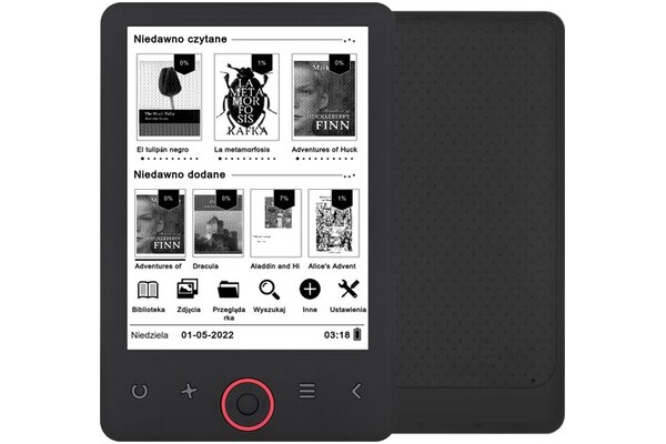 Czytnik Bemi Cognita Light2 8GB czarny - bez reklam