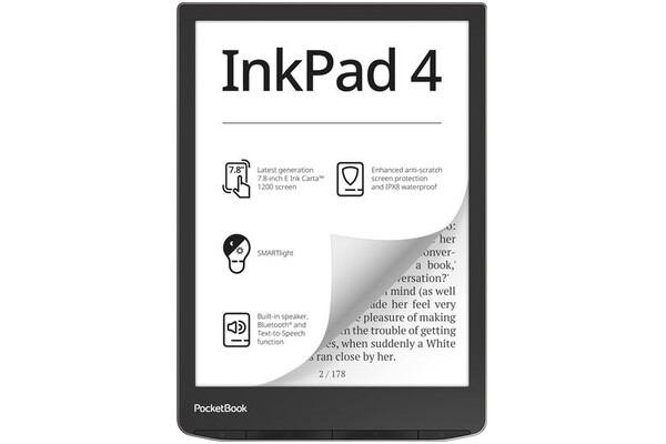 Czytnik PocketBook InkPad 4 32GB srebrny