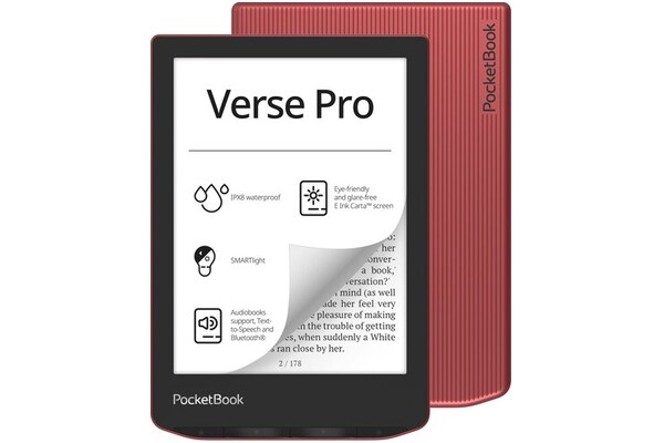 Czytnik PocketBook Verse Pro 16GB czerwony