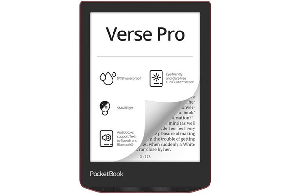Czytnik PocketBook Verse Pro 16GB czerwony