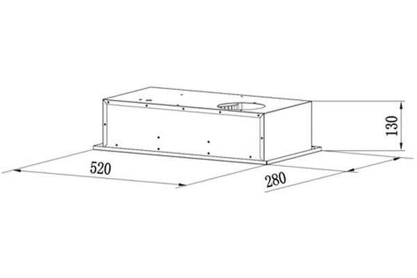 Okap kuchenny Wkład Candy CBG6251N