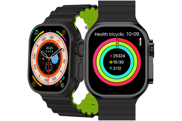 Smartwatch Media-Tech MT872 2.02" czarno-zielony