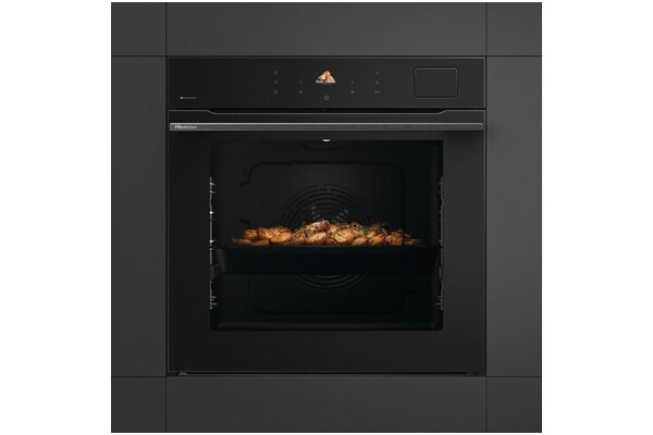 Piekarnik do zabudowy Hisense BAS614P8B elektryczny Parowy czarny