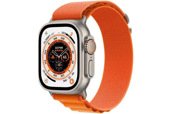 Smartwatch Apple Watch Ultra 1.75" Pomarańczowo-tytanowy