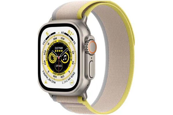 Smartwatch Apple Watch Ultra 1.75" beżowo-tytanowy