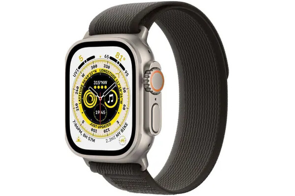 Smartwatch Apple Watch Ultra 1.75" Szaro-tytanowy