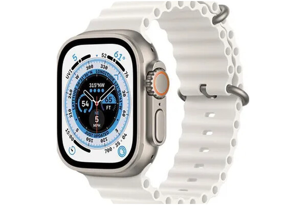 Smartwatch Apple Watch Ultra 1.75" biało-tytanowy