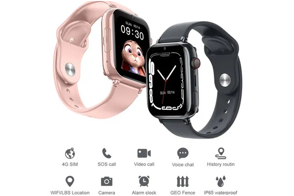 Smartwatch Manta Kevin 1.85" czarny