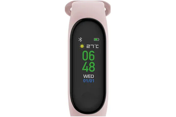 Smartwatch FOREVER SB50 0.96" Różowo-czarny