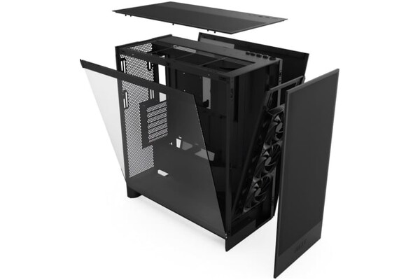 Obudowa PC NZXT H72F Flow Midi Tower czarny