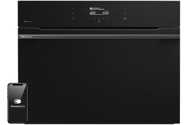 Piekarnik do zabudowy Hisense BIM406A8B elektryczny Z mikrofalą czarny