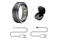 Smartring OneRing 57 mm rozmiar 17 czarny