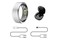 Smartring OneRing 65 mm rozmiar 25 srebrny