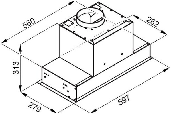 Okap kuchenny Wkład VDB Flat Gest 60
