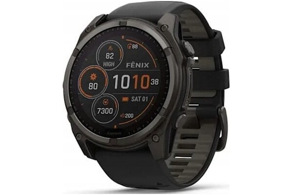 Smartwatch Garmin Fenix 8 Sapphire Solar czarny