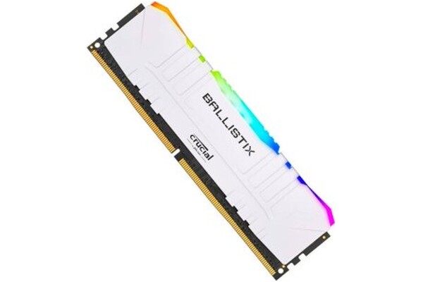 Pamięć RAM Crucial Ballistix White RGB 8GB DDR4 3200MHz Z radiatorem