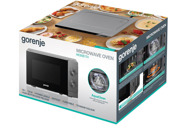 Kuchenka mikrofalowa Gorenje MO20E1T4 20l 700W