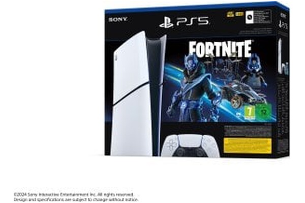 Konsola Sony PlayStation 5 Slim Digital 1TB biały + Fortnite