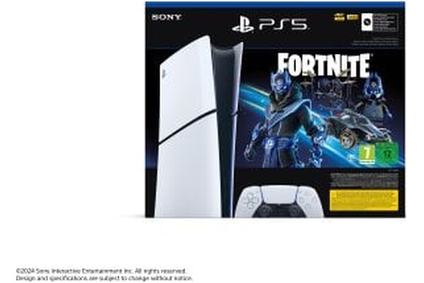 Konsola Sony PlayStation 5 Slim Digital 1TB biały + Fortnite