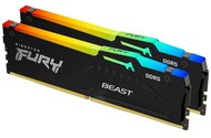 Pamięć RAM Kingston Fury Black Beast RGB 64GB DDR5 6000MHz Z radiatorem 1.4V 30CL