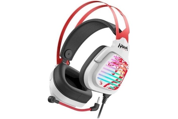 Słuchawki A4TECH G560 Bloody Nauszne Przewodowe biały