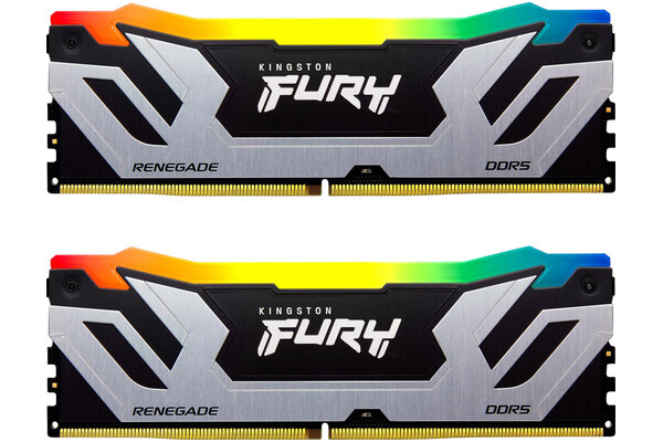 Pamięć RAM Kingston Fury Silver Renegade RGB 48GB DDR5 8400MHz Z radiatorem 1.45V 40CL
