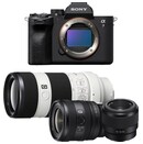 Aparat bezlusterkowy Sony ILCE-7M4B - czarny + SONY FE 16-25mm G (SEL1625G.SYX) Obiektyw SONY FE 50mm