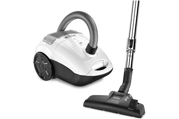 Odkurzacz AMICA VM2160 Fen Plus tradycyjny workowy 900W Biało-szary