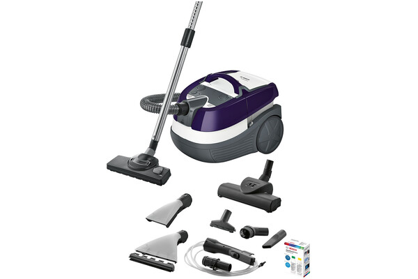 Odkurzacz Bosch BWD41740 Serie 4 tradycyjny workowy 1700W Biało-szary